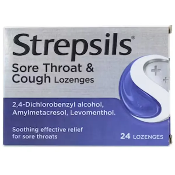 Strepsils Sore Throat and Cough Lozenges 24