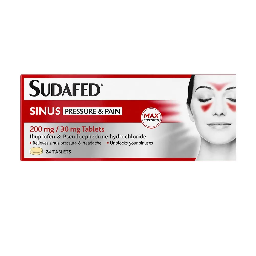 Sudafed Sinus Pressure & Pain Tablets 24
