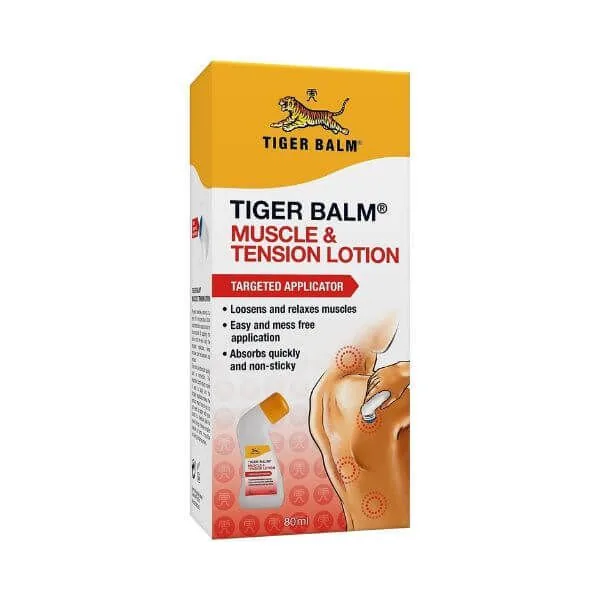 Tiger Balm Muscle & Tension Lotion 80ml