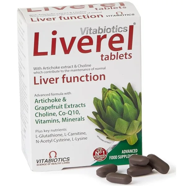 Vitabiotics Liverel Tablets 60