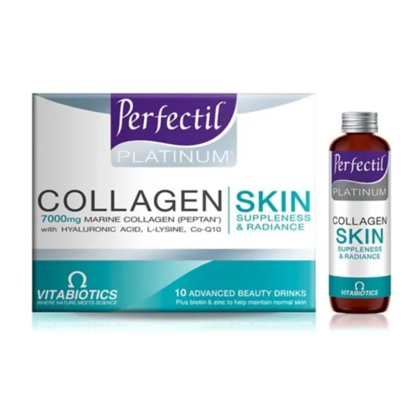Vitabiotics Perfectil Platinum Collagen Skin Drinks 10 x 50ml
