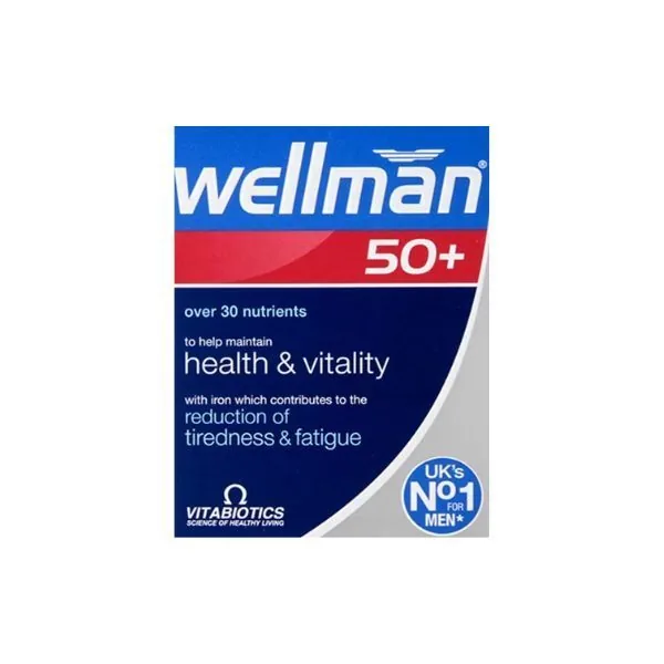 Vitabiotics Wellman 50+ Tablets 30