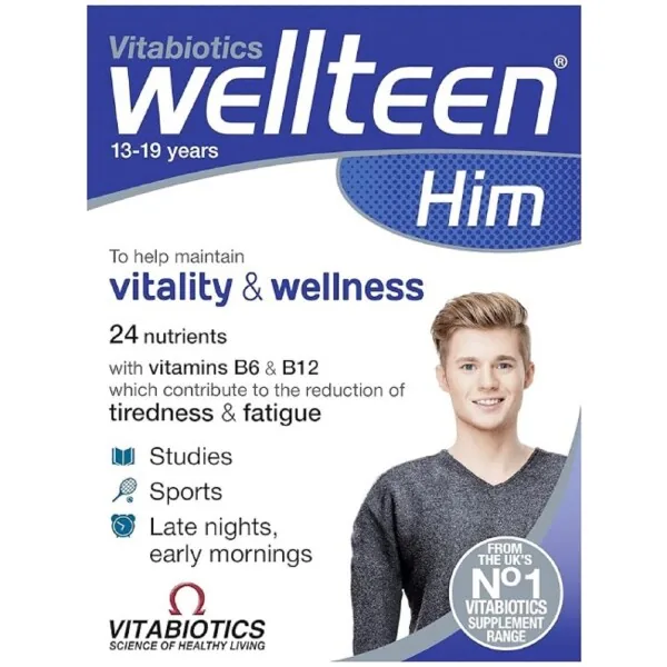 Vitabiotics Wellteen Him Tablets