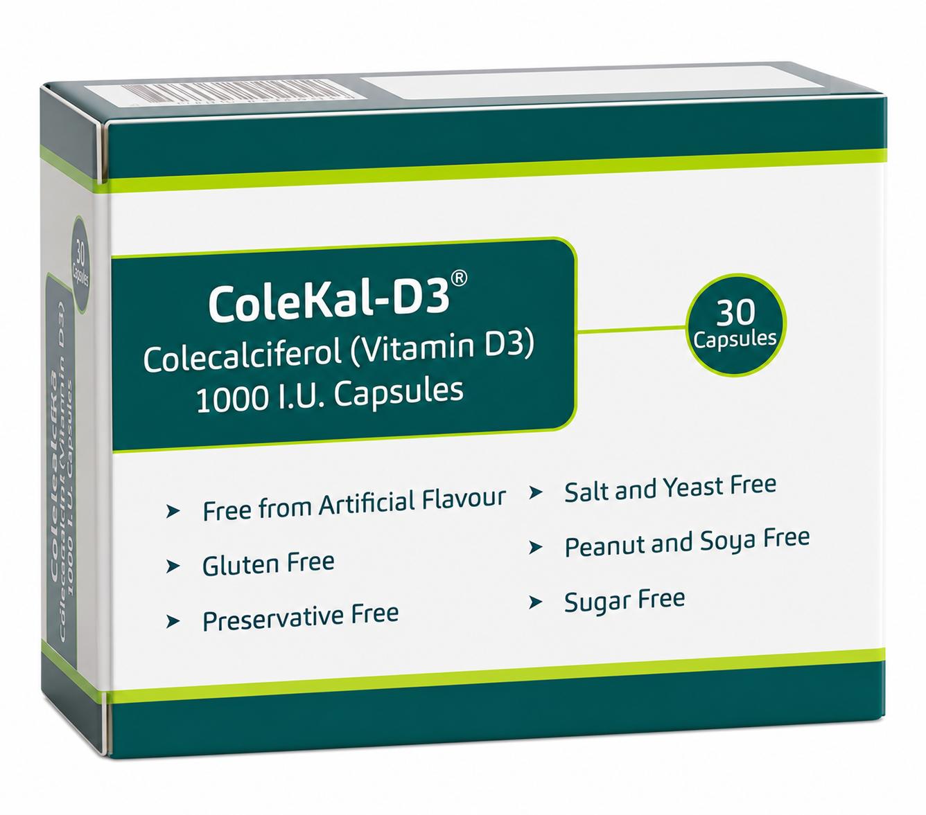 Vitamin D3 1000 IU Capsules