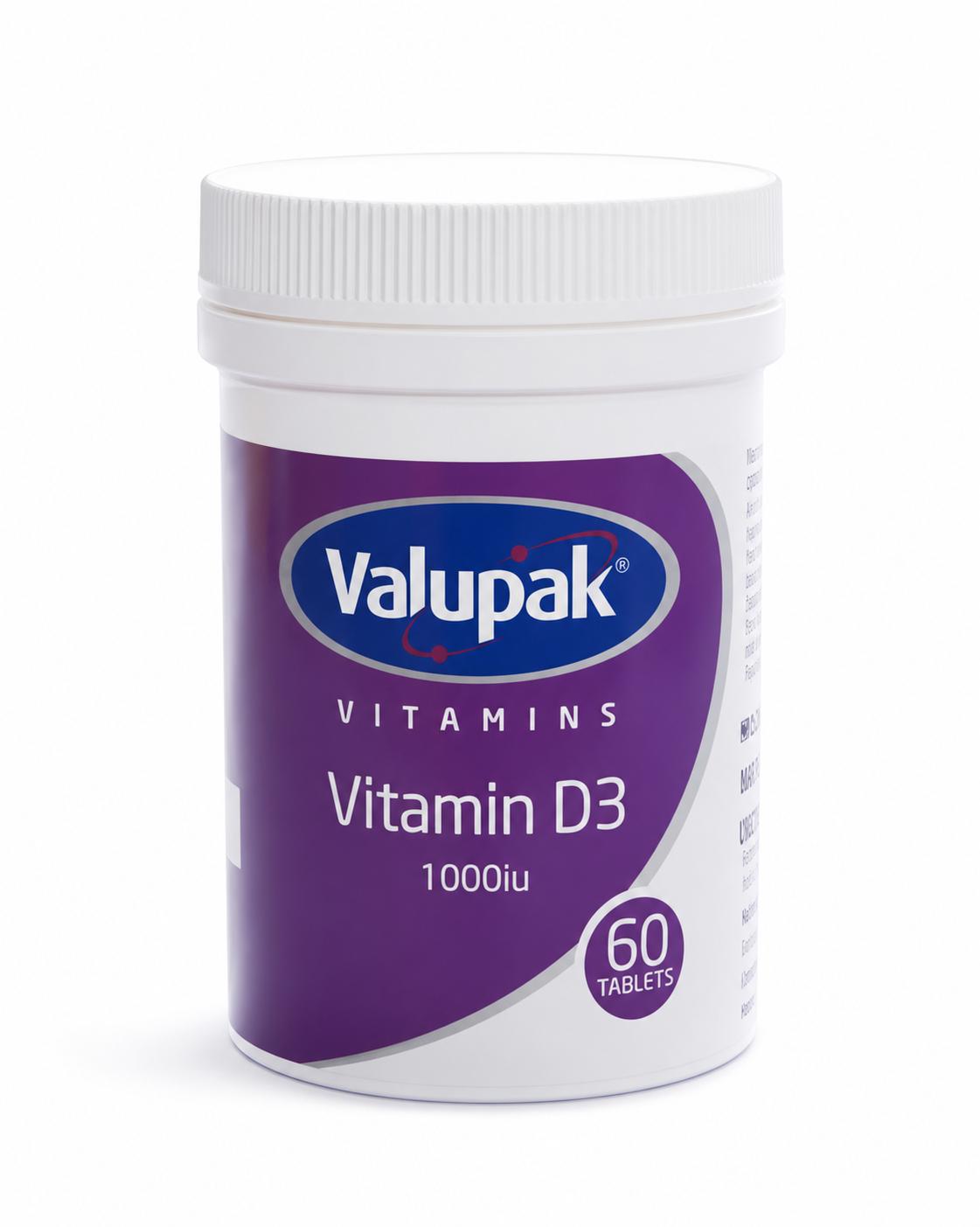 Vitamin D3 1000 IU Tablets
