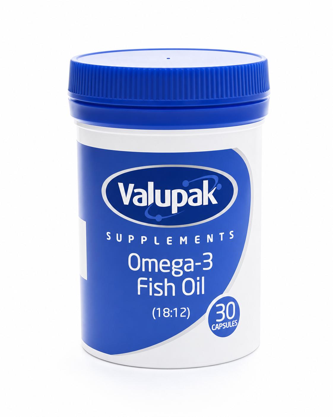 Omega-3 Fish Oil 1000 mg Capsules