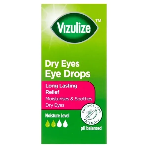 Vizulize Dry Eyes Eye Drops 10ml