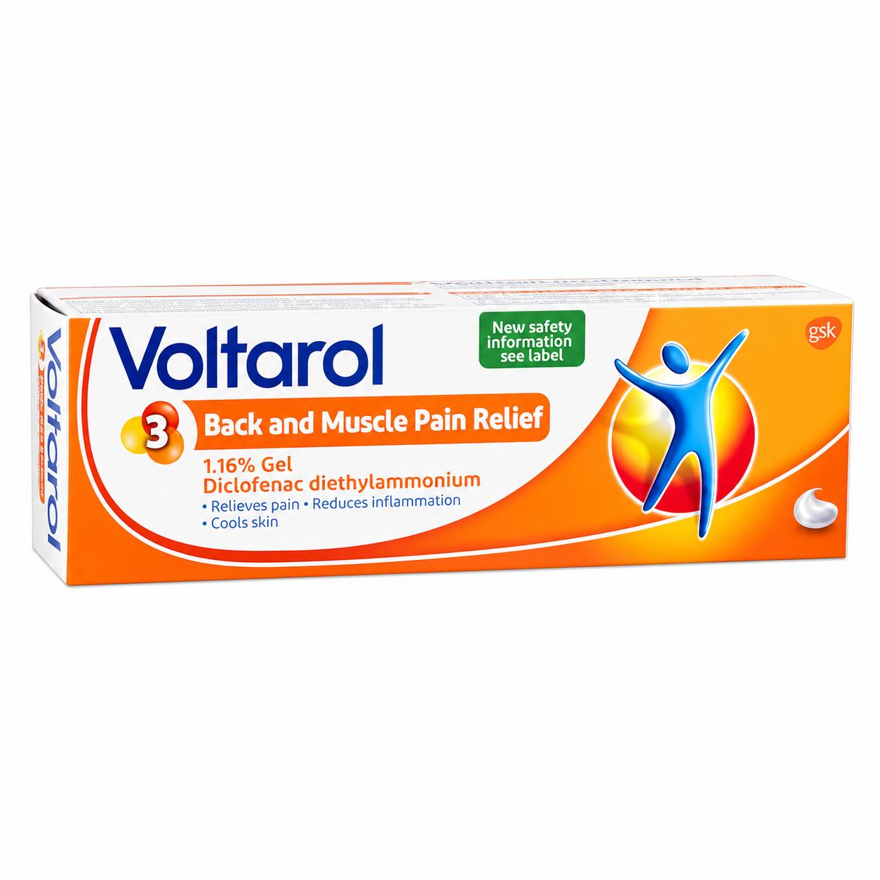 Voltarol Back and Muscle Pain Relief 1.16% Gel