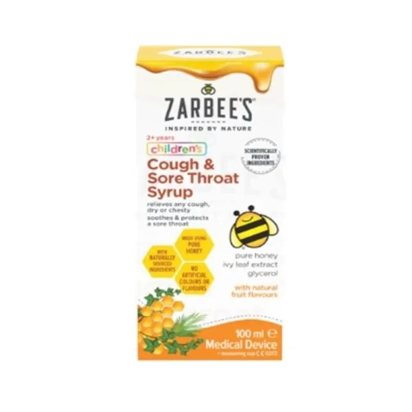 Zarbee's Children's Cough & Sore Throat Syrup 100ml