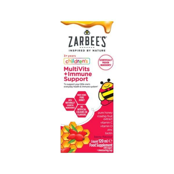 Zarbee’s Children’s MultiVits and Immune Support 3+ Years 120ml